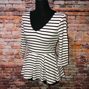 Victoria’s Secret Peplum V-cut Top Blouse